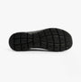 Skechers 150128/BKGD SUMMITS-CLASSY NIGHT Womens Trainers Black/Gold outsole view with textured rubber sole.