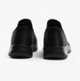 Skechers 150128/BKGD SUMMITS-CLASSY NIGHT Womens Trainers Black/Gold back view with textured design and slip-on style.