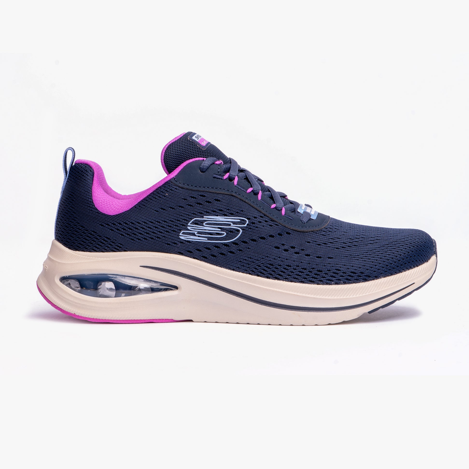 Skechers 150131/NVMT SKECH-AIR META-AIRED OUT Womens Trainers Navy/Multi