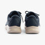 Skechers 150198/NVY SKECH-LITE PRO-THROUGH THE MUD Womens Trainers Navy back view showing relaxed fit and low top design.