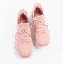 Skechers 150263/ROS SUMMITS-NEW DAILY Womens Trainers Rose top view showcasing lace-up design and textile upper.