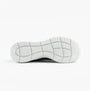 Skechers 150370/BKMV SKECH-AIR DYNAMIGHT 2.0 - NEW Womens Trainers Black/Mauve bottom view with rubber sole details.