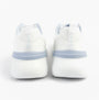 Skechers 150370/WLB SKECH-AIR DYNAMIGHT 2.0 - NEW Womens Trainers White/Light Blue rear view highlighting comfort and design