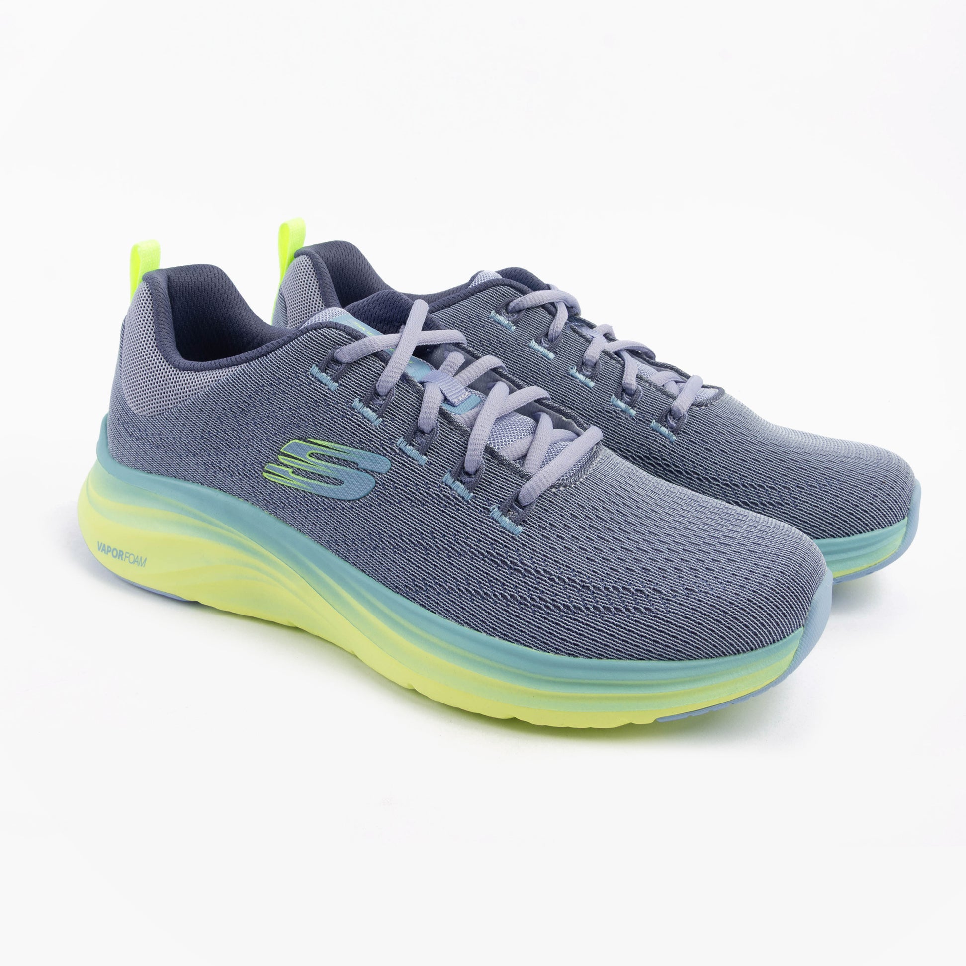 Skechers 150401/PRMT VAPOR FOAM-SUMMER JOURNEY Womens Trainers Purple/Multi side view