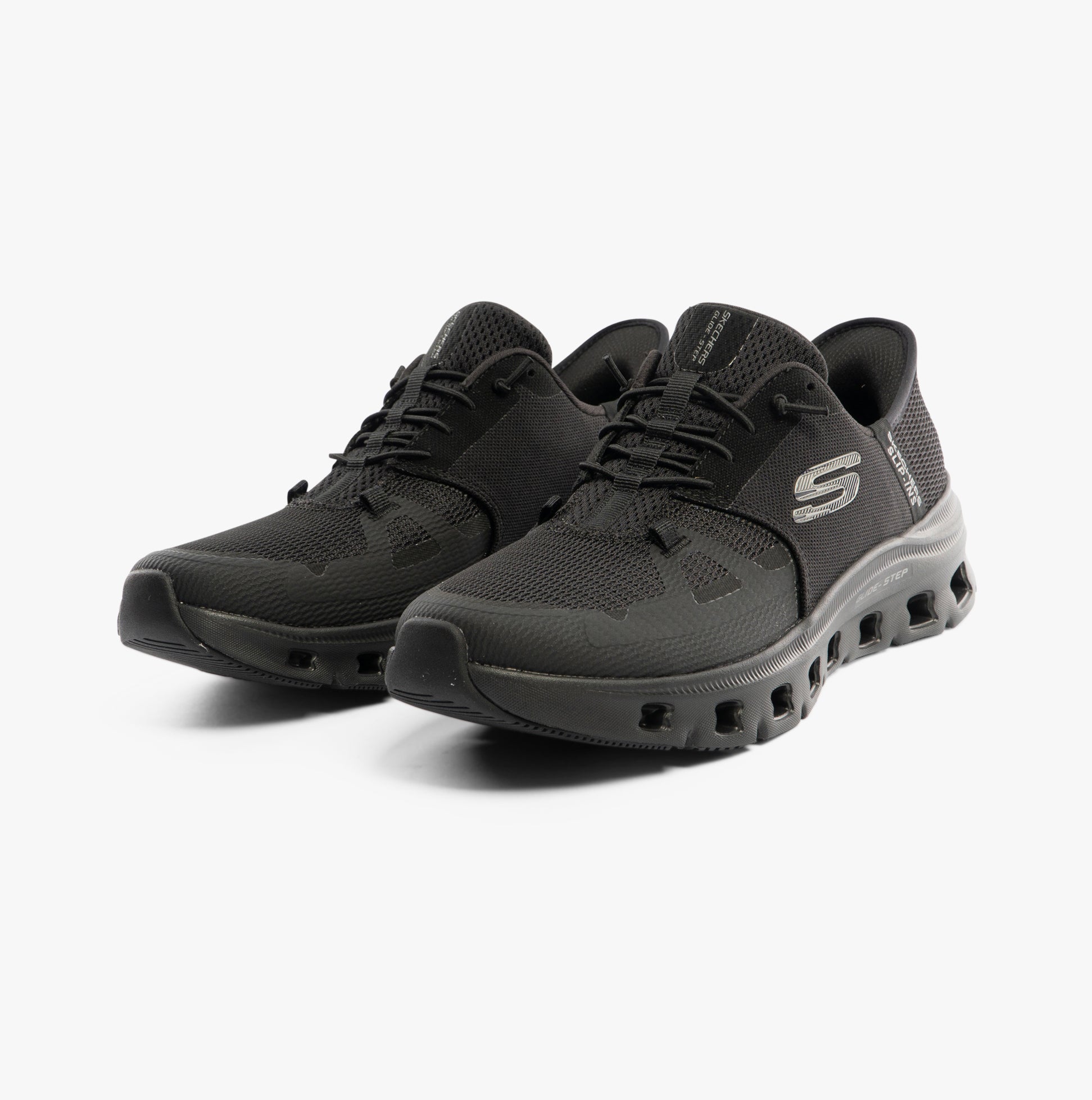 Skechers 150420/BBK GLIDE-STEP PRO Womens Trainers Black