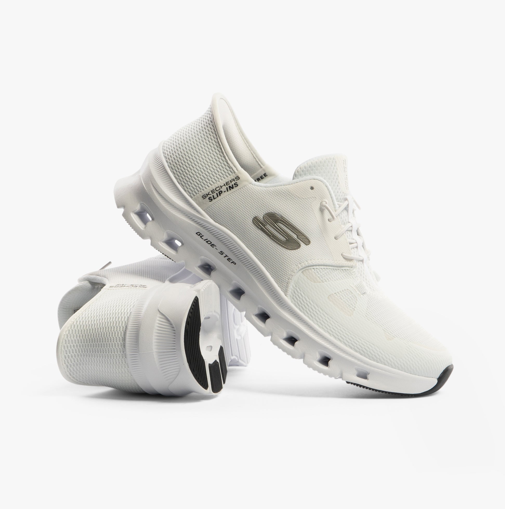 Skechers 150420/WHT GLIDE-STEP PRO Womens Trainers White