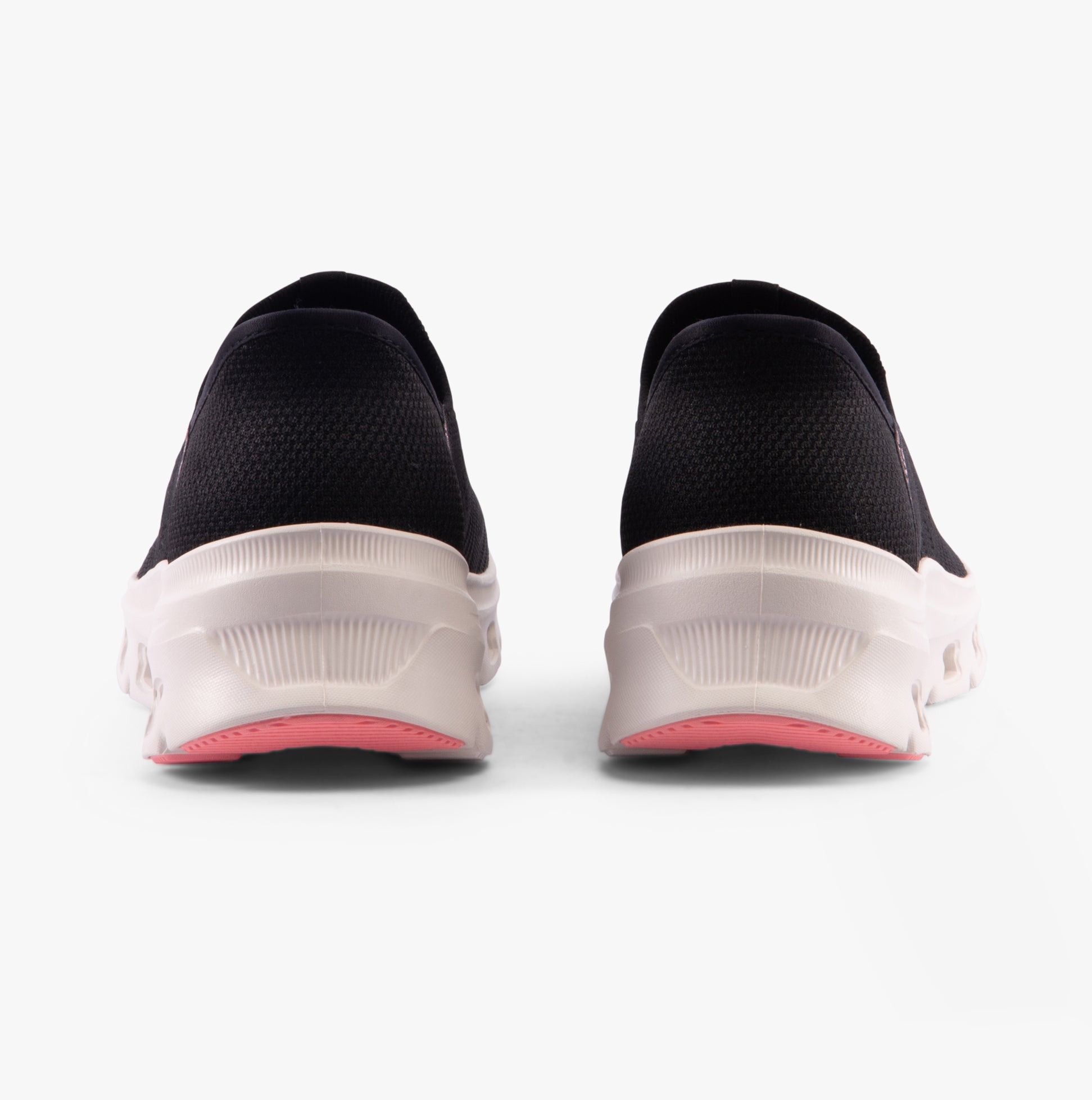 Skechers 150422/BLK GLIDE-STEP PRO-EVERYDAY CITIZ Womens Trainers Black, rear view featuring relaxed fit and stylish design.