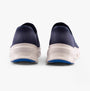Skechers 150422/NVY GLIDE-STEP PRO-EVERYDAY CITIZ Womens Trainers Navy back view featuring textile upper and rubber sole.