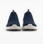 Skechers 150450/NVY ULTRA FLEX 3.0-EASY WIN Womens Trainers Navy/Grey/Pink front view with textured navy upper.