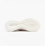 Skechers 150450/ROS ULTRA FLEX 3.0-EASY WIN Womens Trainers Rose sole view with textured rubber bottom.