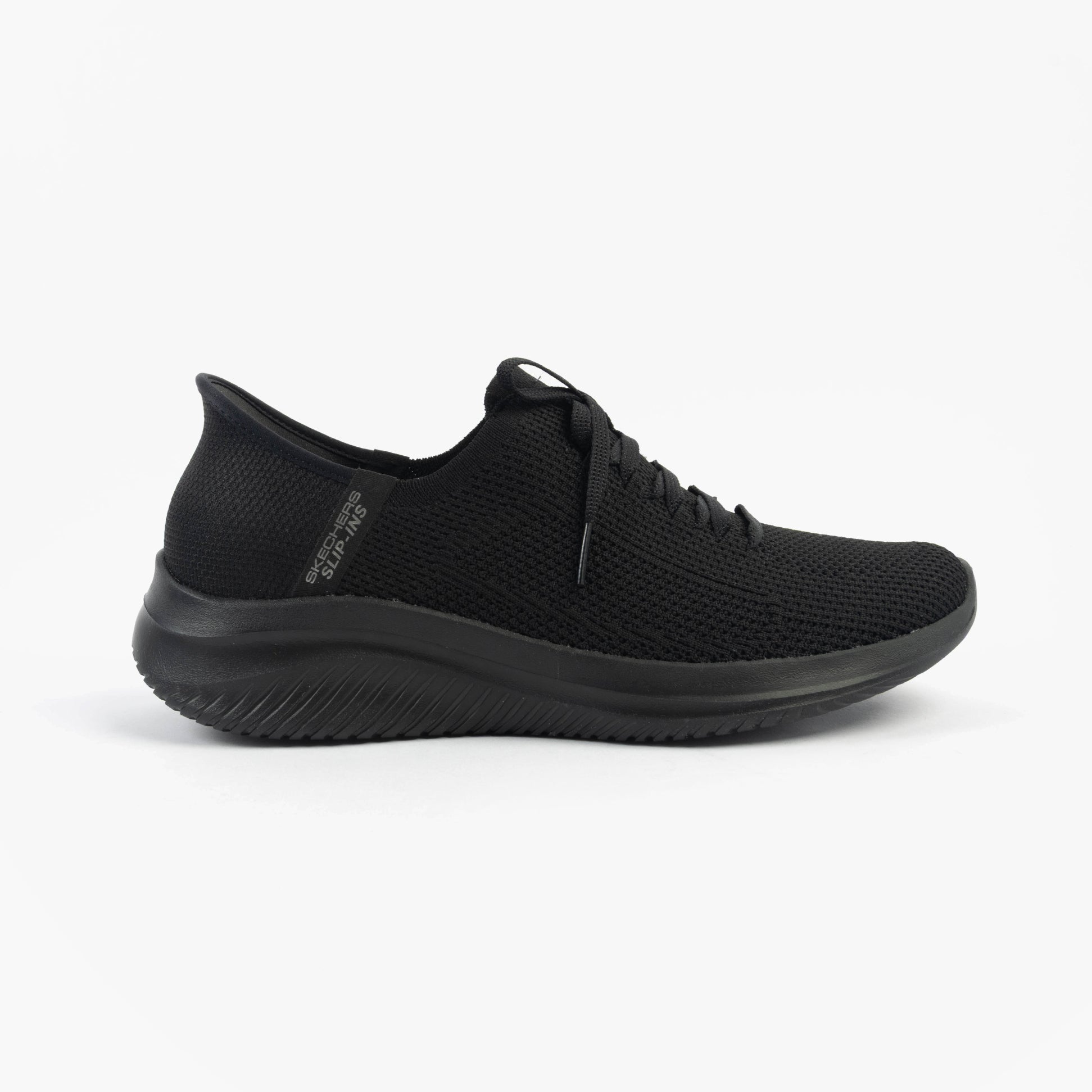 Skechers 150457/BBK ULTRA FLEX 3.0-ELEVATED MOTION Womens Trainers Black side view