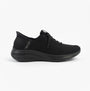 Skechers 150457/BBK ULTRA FLEX 3.0-ELEVATED MOTION Womens Trainers Black side view