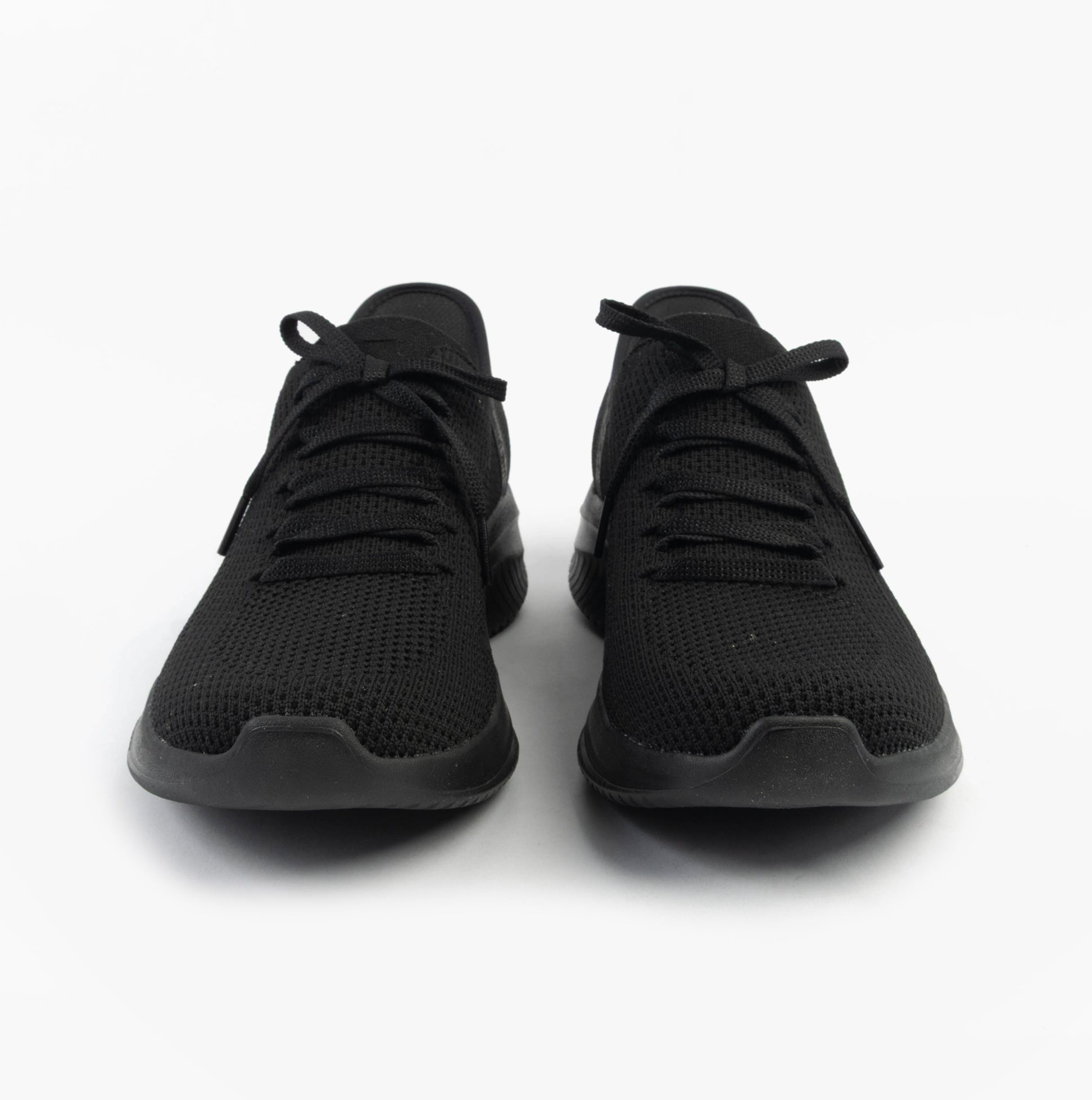 Skechers 150457/BBK ULTRA FLEX 3.0-ELEVATED MOTION Womens Trainers Black front view.