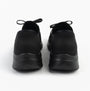 Skechers 150457/BBK ULTRA FLEX 3.0-ELEVATED MOTION Womens Trainers Black back view showing lace-up design and comfortable fit.
