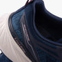 Skechers 150471/NVPK EDGERIDE-POWER FLOW Womens Trainers Navy/Pink detail view showing textile upper and lace-up design.