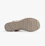 Skechers 163165/MVE ARYA - ON THE RISE Womens Sandals Mauve/Pink bottom view showcasing the rubber sole design.