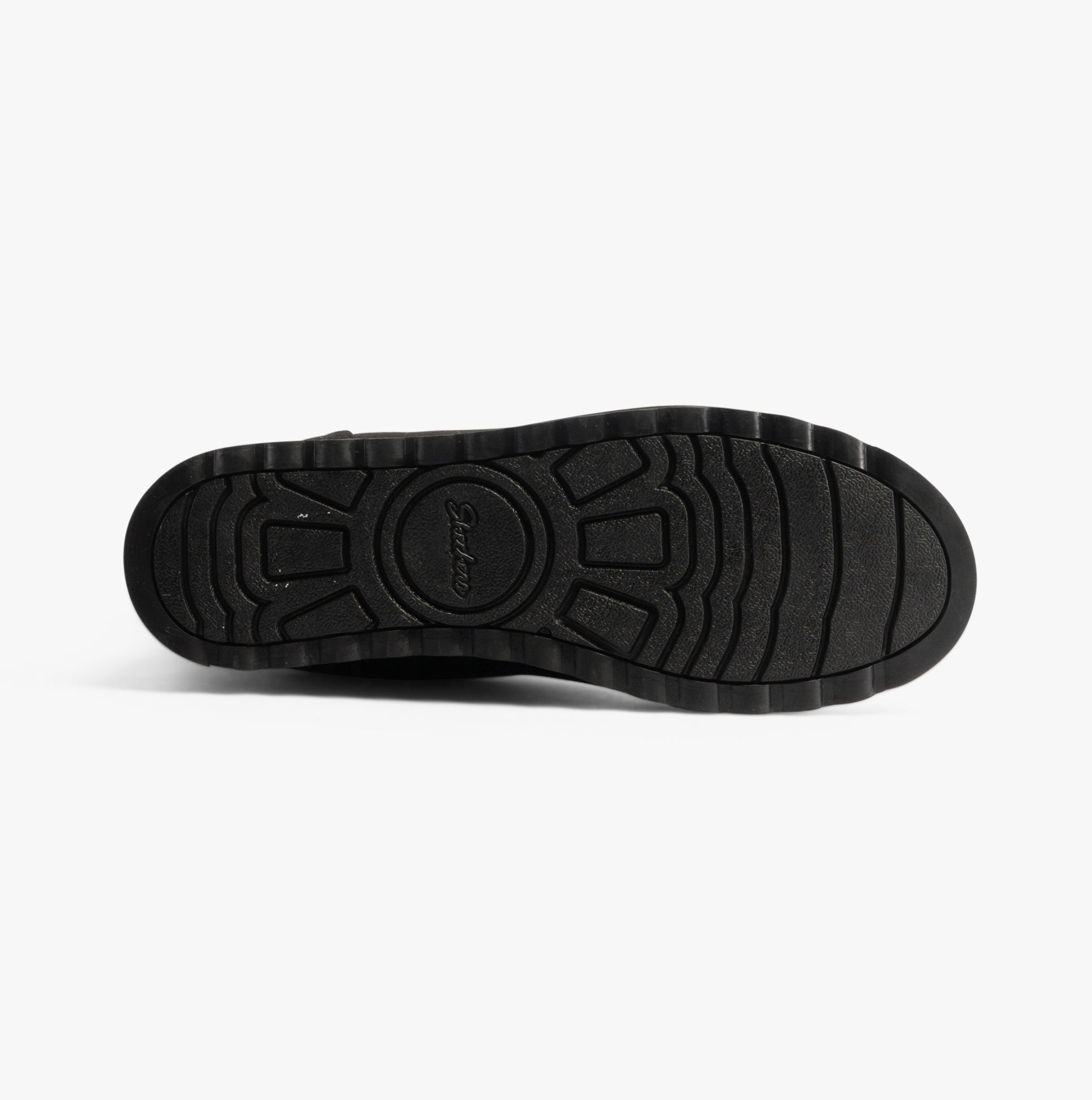 Skechers 167675/BBK KEEPSAKES 2.0 - MORNING WALKS Womens Boots Black bottom view showing rubber sole detail.