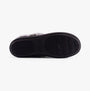 Skechers 169010/BLK COZY CAMPFIRE-FRENCH TOAST 2 Womens Slippers Black bottom view showing rubber sole and textured grip.