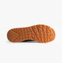 Skechers 177093/BKLD UNO-JUNGLE NITE Womens Trainers Black Durabuck/Leopard Printed bottom view showing textured outsole.