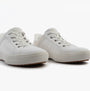 Skechers 177205/WHT ARCH FIT ARCADE-FOREVER COZY Womens Trainers White side view showing laces and rounded toe.