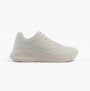 Side view of Skechers 177289/WHT UNO LITE - LITE WORK Womens Trainers White with synthetic leather and rubber sole.