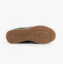 Skechers 183283/BLK ZINGER 2.0 - THE ARWEN Mens Trainers Black sole view with rubber outsole texture and logo.