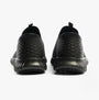 Skechers Work 200171EC CESSNOCK RYLIND SR Mens Occupational Trainers Black back view displaying slip-on design and slip-resistant sole.