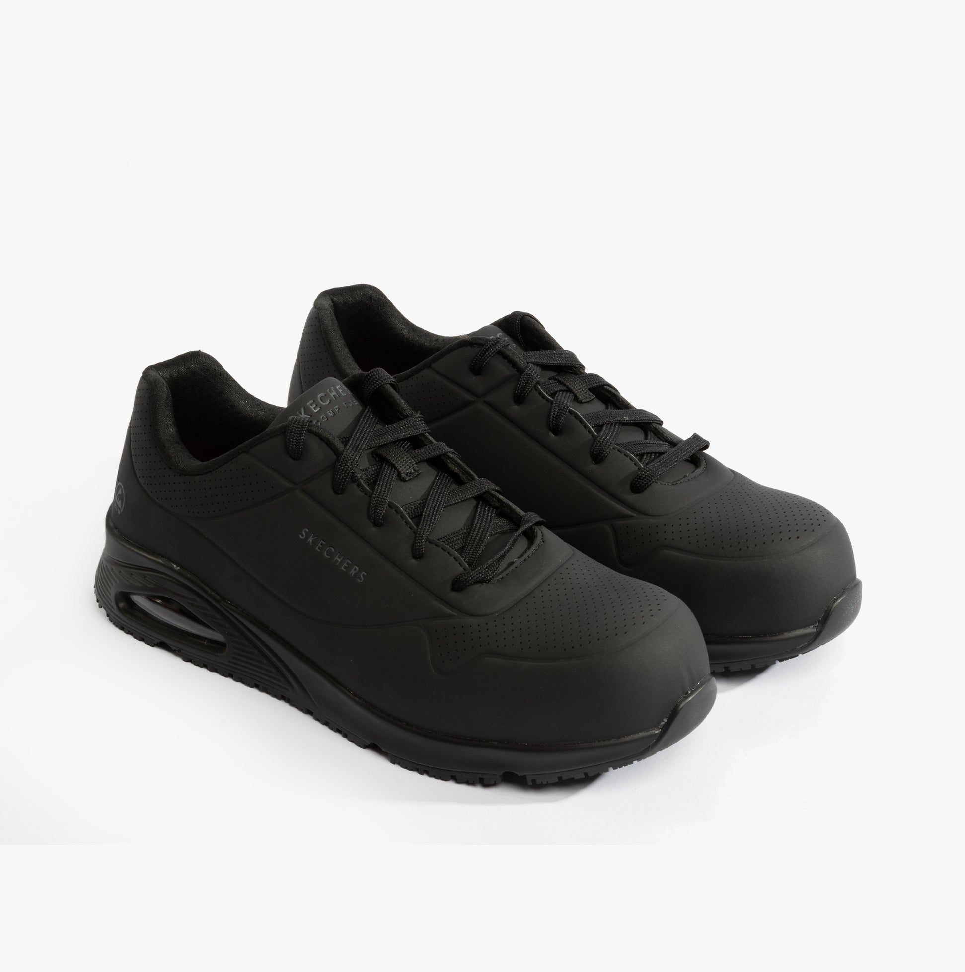 Skechers Work 200177EC UNO SR - DOLTIN Mens Safety Trainers Black