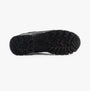 Skechers Work 200188EC GATLON Mens Safety Trainers Black/Grey bottom view showing slip-resistant rubber sole tread pattern
