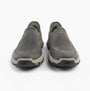 Skechers 204810/CHAR RESPECTED - ELGIN Mens Shoes Charcoal front view showcasing slip-on design and relaxed fit.