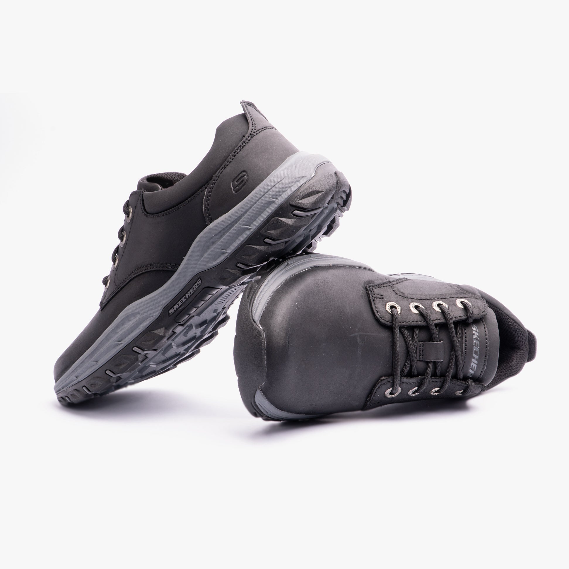 Skechers 204920/BLK RELAXED FIT: KNOWLSON - LELAND Mens Trainers Black