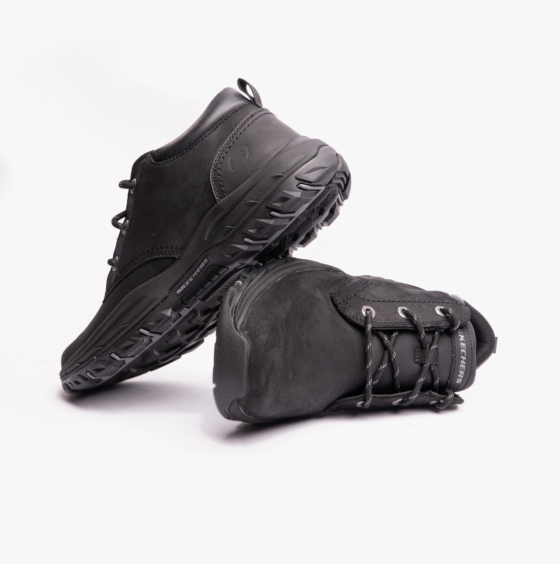 Skechers 204921/BLK KNOWLSON-RAMHURST Mens Hiking Boots Black