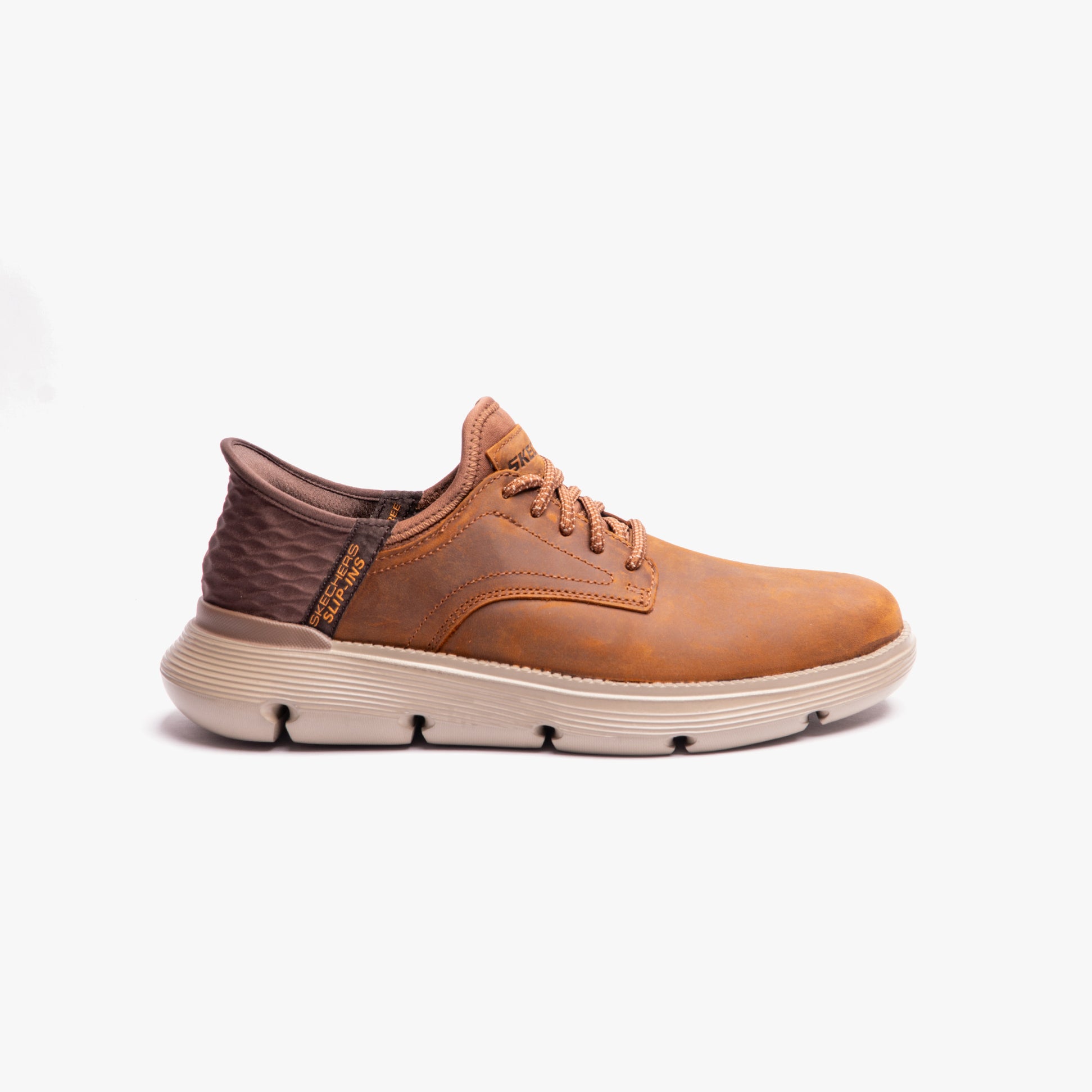 Skechers 205046/CDB GARZA-GERVIN Mens Casual Trainers Brown