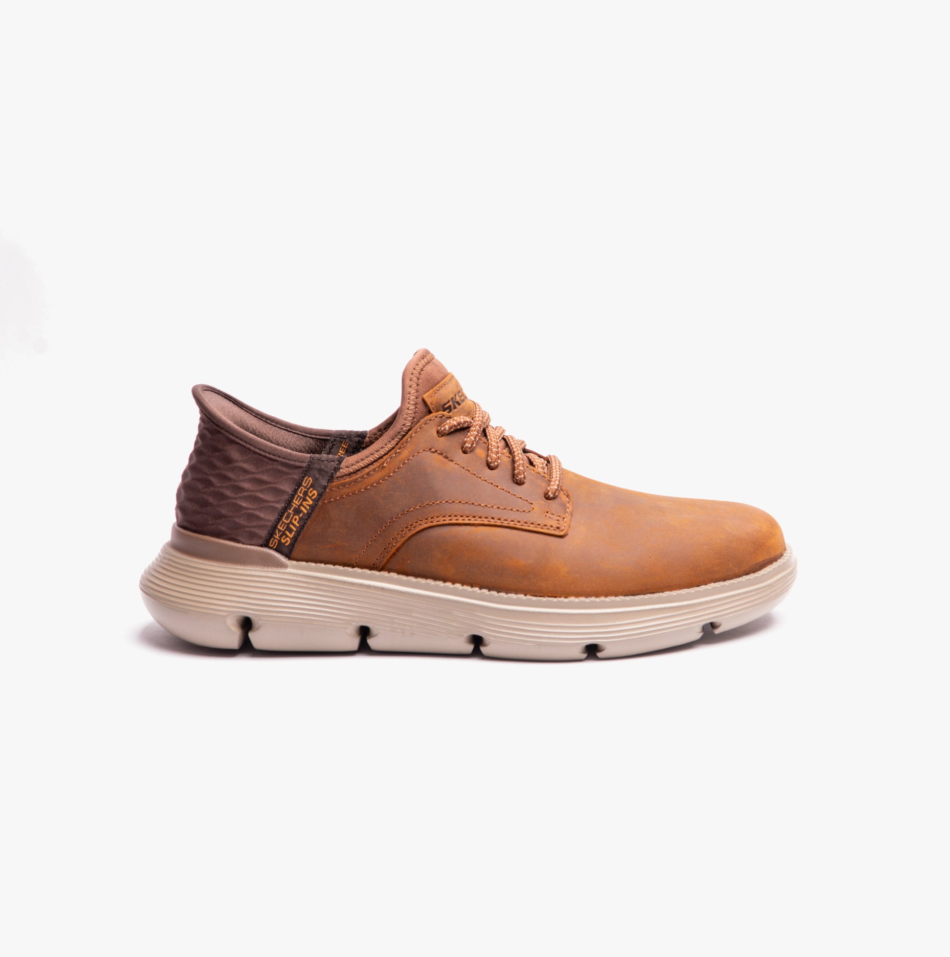 Skechers 205046/CDB GARZA-GERVIN Mens Casual Trainers Brown