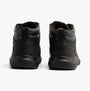 Skechers 205175/BLK PARSON - EDERIC Mens Boots Black rear view, featuring comfortable leather and rubber sole.