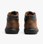 Skechers 205175/CDB PARSON - EDERIC Mens Boots Dark Brown rear view, showing leather upper and relaxed fit.