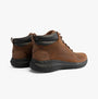 Skechers 205175/CDB PARSON - EDERIC Mens Boots Dark Brown side view showcasing ankle height and relaxed fit.
