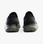 Skechers 205211/BLK HASTING - RORY Mens Shoes Black back view showcasing leather upper and rubber sole.