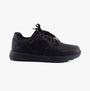 Skechers 205236/BBK NETSON - GANDER Mens Trainers Black side view featuring synthetic upper and lace-up closure.