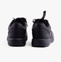 Skechers 205236/BBK NETSON - GANDER Mens Trainers Black rear view of trainers with lace-up design and low top style.