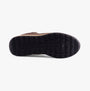 Skechers 205236/BRN NETSON - GANDER Mens Trainers Brown bottom view showing rubber sole with traction design.