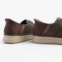 Skechers 205279/COC HYLAND - RADLEY Mens Trainers Cocoa side view showcasing the leather upper and rubber sole.