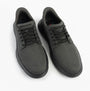 Skechers 205352/BLK GARZA - CLIVE Mens Shoes Black, top view showing canvas upper and lace-up design.