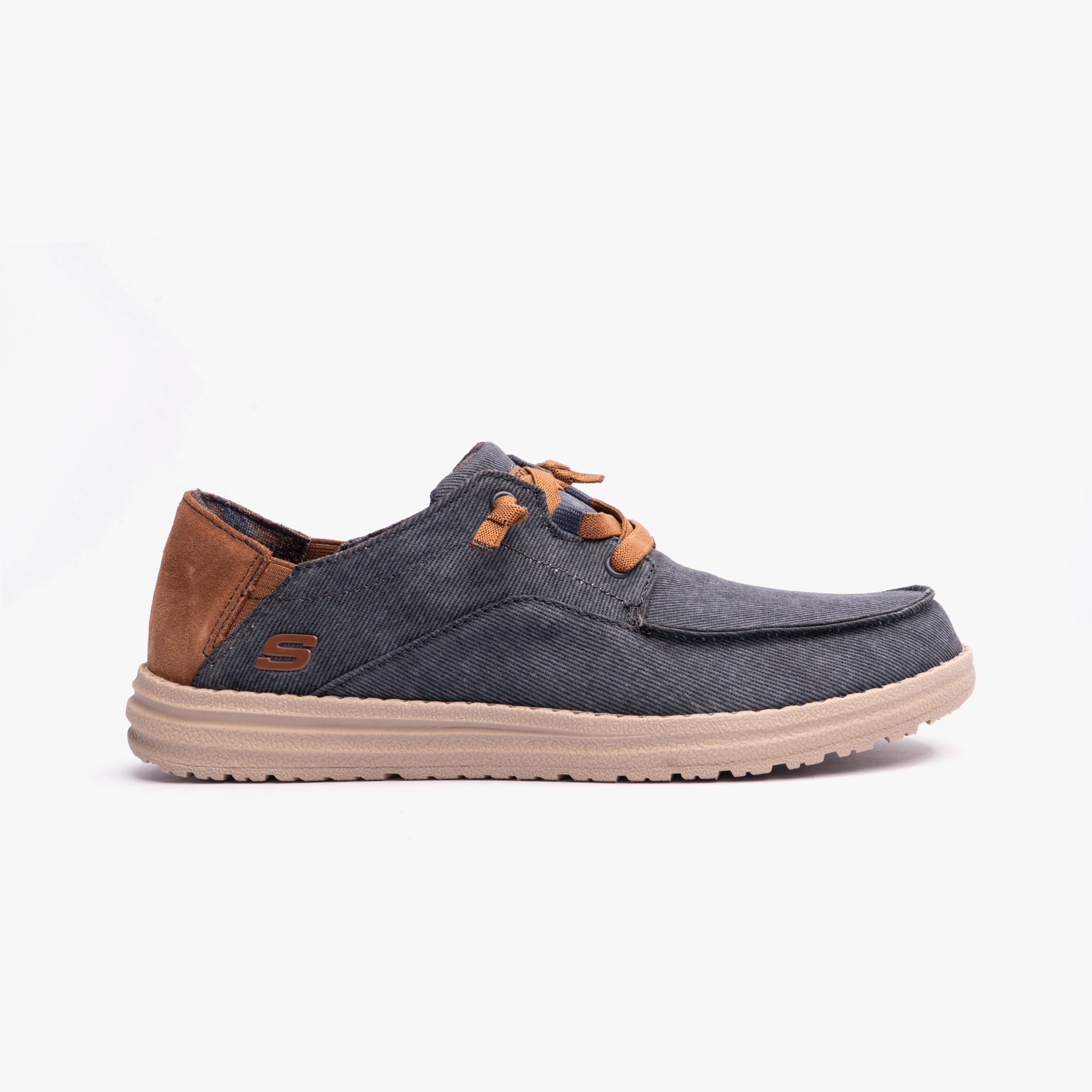Skechers RELAXED FIT: MELSON PLANON Mens Trainers Navy