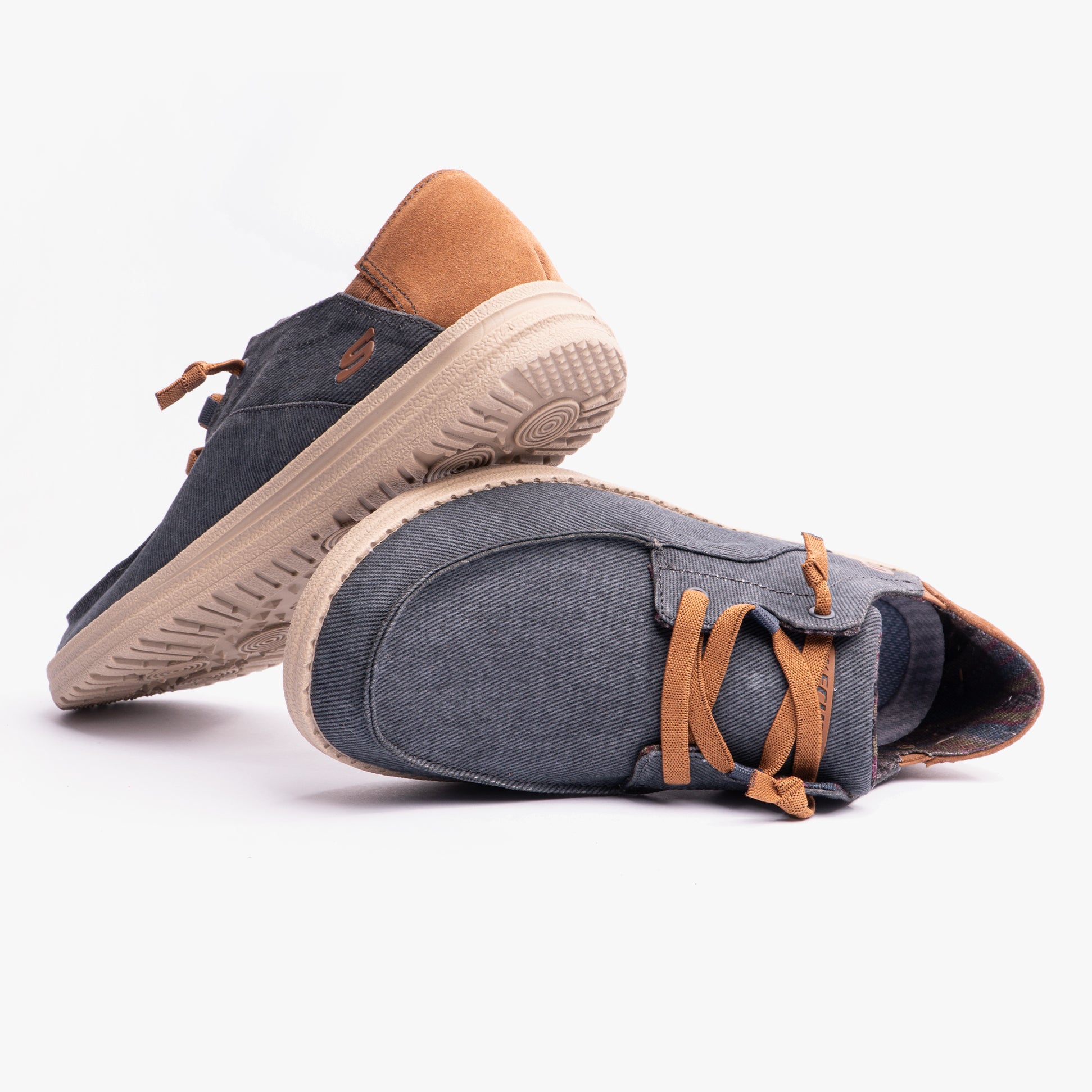 Skechers RELAXED FIT: MELSON PLANON Mens Trainers Navy