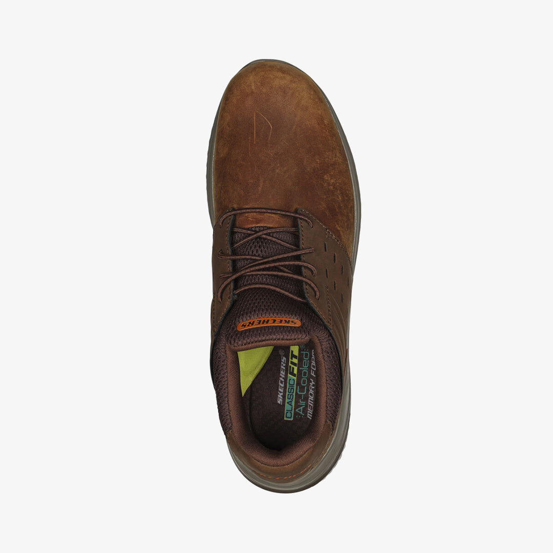 Skechers 210308/CDB DELSON Mens Trainers Dark Brown