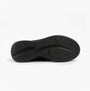 Skechers 210828/BBK SLADE - ZACHARY Mens Trainers Black sole view showing rubber sole detail and traction pattern.