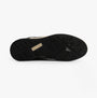 Skechers 210945/BLK CAVELL - ISAAC Mens Boots Black bottom view showcasing rubber sole and tread design.