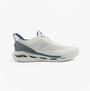 Skechers 210994/LTGY ARCH FIT ORVAN - KINCADE Mens Trainers Light Grey side view showing synthetic leather upper and comfort features.