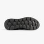 Skechers 216333/BBK GO WALK FLEX - OJAI Mens Trainers Black sole view showing rubber texture and design.